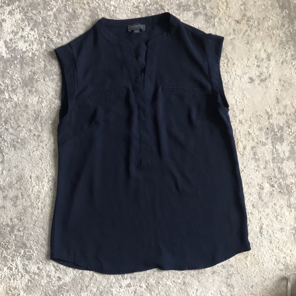 Navy blue blouse